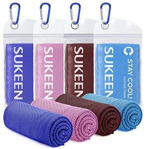 Sukeen Serviette rafraîchissante en Microfibre pour Un soulagement instantané du Refroidissement, Douce et Respirante, Serviette Froide pour Le Sport - Publicité Sukeen Serviette rafraîchissante en Microfibre pour Un soulagement instantané du Refroidissement, Douce et Respirante, Serviette Froide pour Le Sport - Publicité