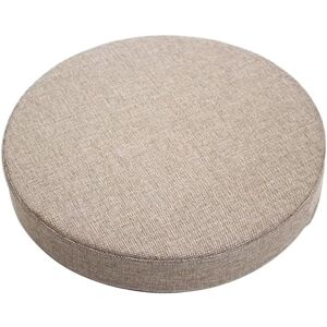 ZZDZW Coussin Rond en Lin 35/40/45/50cm, 5cm Épais Respirable Coussin de Chaise avec Fermeture éclair, Intérieur Extérieur pour Salle à Manger Bureau Terrasse, Anti-Dérapant(Chameau,50cm) - Publicité ZZDZW Coussin Rond en Lin 35/40/45/50cm, 5cm Épais Respirable Coussin de Chaise avec Fermeture éclair, Intérieur Extérieur pour Salle à Manger Bureau Terrasse, Anti-Dérapant(Chameau,50cm) - Publicité