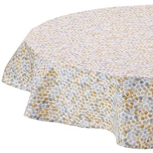Nydel Perle Nappe en Coton déperlante Ronde : 160 cm - Publicité Nydel Perle Nappe en Coton déperlante Ronde : 160 cm - Publicité
