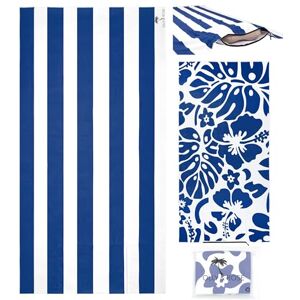 Olly & Rose Drap de plage en microfibre luxueux avec poche zippée et coussin gonflable et motif réversible, 100 x 200 cm, 300 g/m², serviette de voyage en microfibre luxueuse - Publicité Olly & Rose Drap de plage en microfibre luxueux avec poche zippée et coussin gonflable et motif réversible, 100 x 200 cm, 300 g/m², serviette de voyage en microfibre luxueuse - Publicité