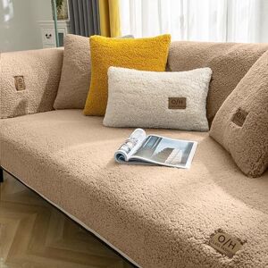 LINGKY Housse de canapé en polaire Sherpa douce Housse de coussin antidérapante 1, 2 ou 3 places Pour canapé sectionnel Protection de meubles en forme de L (café, 70 x 180 cm) - Publicité LINGKY Housse de canapé en polaire Sherpa douce Housse de coussin antidérapante 1, 2 ou 3 places Pour canapé sectionnel Protection de meubles en forme de L (café, 70 x 180 cm) - Publicité