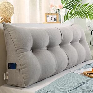 RVUEM Gris,L80×W20×H50cm, Coussin Lecture, Coussin TêTe Lit Triangulaire, Coussin De Soutien Positionnement, Coussin De Remplissage D'Espace Lit, Coussins Repos Au Lit, avec Housse Amovible - Publicité RVUEM Gris,L80×W20×H50cm, Coussin Lecture, Coussin TêTe Lit Triangulaire, Coussin De Soutien Positionnement, Coussin De Remplissage D'Espace Lit, Coussins Repos Au Lit, avec Housse Amovible - Publicité