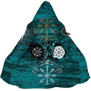 JHBTFQ Cape Capuche Viking pour Homme, Manteau Nordique Faux Cachemire Peignoir Veste Cosplay d'impression 3D Chaud d'hiver,Vegvisir Raven,XXL - Publicité JHBTFQ Cape Capuche Viking pour Homme, Manteau Nordique Faux Cachemire Peignoir Veste Cosplay d'impression 3D Chaud d'hiver,Vegvisir Raven,XXL - Publicité