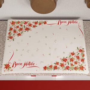 PETTI Artigiani Italiani Couvre-Plaque de Noël 46x76 cm, Protège-Plaque Décoratif et Lavable, Design Festif en Microfibre de Qualité, Motif 'Joyeux Noël', 100% Fabriqué en Italie - Publicité PETTI Artigiani Italiani Couvre-Plaque de Noël 46x76 cm, Protège-Plaque Décoratif et Lavable, Design Festif en Microfibre de Qualité, Motif 'Joyeux Noël', 100% Fabriqué en Italie - Publicité