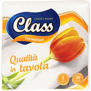CLASS 10 Class – Serviettes, qualité en table papier, 2 plis 33 x 33 cm – 30 pièces - Publicité CLASS 10 Class – Serviettes, qualité en table papier, 2 plis 33 x 33 cm – 30 pièces - Publicité