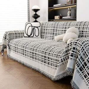 ZCXRYFL Plaids Ou Jeté De Canapé Chenille 1 2 3 4 Places Housse De Canapé Tout Compris Couvre De Canapé AntidéRapante En Forme De L U/D'Angle Couverture De Protection Pour Chiens Enfants(180X280cm,Black) - Publicité ZCXRYFL Plaids Ou Jeté De Canapé Chenille 1 2 3 4 Places Housse De Canapé Tout Compris Couvre De Canapé AntidéRapante En Forme De L U/D'Angle Couverture De Protection Pour Chiens Enfants(180X280cm,Black) - Publicité