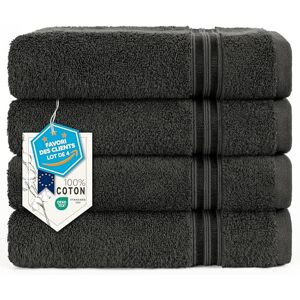 HAMMETEX - 4er Set Handtücher 50x100 cm - 50x100 cm - 100% Baumwolle - Towel Set - Publicité HAMMETEX - 4er Set Handtücher 50x100 cm - 50x100 cm - 100% Baumwolle - Towel Set - Publicité