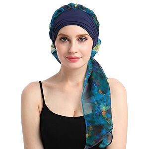 FocusCare Le Turban pour cancéreux et Les pré Cravate headcovers d'alopécie,Mer bleue,Taille unique - Publicité FocusCare Le Turban pour cancéreux et Les pré Cravate headcovers d'alopécie,Mer bleue,Taille unique - Publicité