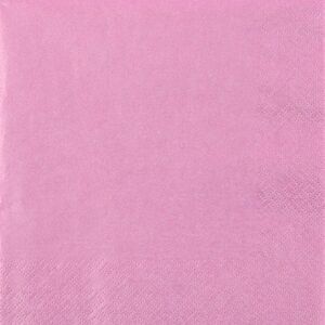 Serviettenshop Lot de 20 serviettes de table unies Vieux rose Effet nacré Uni Indémodable 33 x 33 cm - Publicité Serviettenshop Lot de 20 serviettes de table unies Vieux rose Effet nacré Uni Indémodable 33 x 33 cm - Publicité