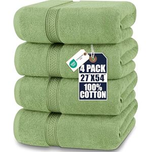 Utopia Towels Lot de 4 Serviettes de Bain (69x137 cm) 100% Coton filé à l'anneau, séchage Rapide, très absorbantes, Douces au Toucher, parfaites pour Un Usage Quotidien Vert Sauge - Publicité Utopia Towels Lot de 4 Serviettes de Bain (69x137 cm) 100% Coton filé à l'anneau, séchage Rapide, très absorbantes, Douces au Toucher, parfaites pour Un Usage Quotidien Vert Sauge - Publicité