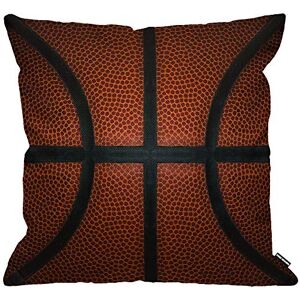 HGOD DESIGNS Housse de coussin en cuir de basket-ball, texture à pois rouge et noir, taie d'oreiller décorative pour homme/femme, salon, chambre à coucher, canapé, chaise, 45 x 45 cm - Publicité HGOD DESIGNS Housse de coussin en cuir de basket-ball, texture à pois rouge et noir, taie d'oreiller décorative pour homme/femme, salon, chambre à coucher, canapé, chaise, 45 x 45 cm - Publicité