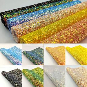 LUMoony MoonyLI 8 Couleurs Brillant Superfine Paillettes Tissu Super Brillant Paillettes Paillettes Faux Cuir Feuilles Toile Dos U Tissu de Cuir synthétique imprimé Feuilles translucides Format A4 / A5 - Publicité LUMoony MoonyLI 8 Couleurs Brillant Superfine Paillettes Tissu Super Brillant Paillettes Paillettes Faux Cuir Feuilles Toile Dos U Tissu de Cuir synthétique imprimé Feuilles translucides Format A4 / A5 - Publicité