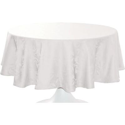 CALITEX Nappe DAMASSÉE Ombra Blanc Ronde 180 - Publicité CALITEX Nappe DAMASSÉE Ombra Blanc Ronde 180 - Publicité