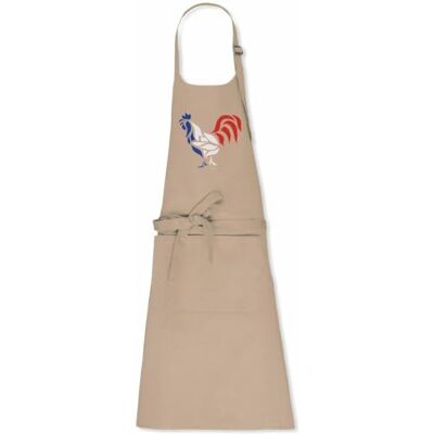La French Touch Tablier de cuisine Le coq français 100% coton bio Imprimé en France Cadeau Animaux French Touch original rigolo (Beige) - Publicité La French Touch Tablier de cuisine Le coq français 100% coton bio Imprimé en France Cadeau Animaux French Touch original rigolo (Beige) - Publicité