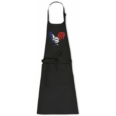 La French Touch Tablier de cuisine Le coq français 100% coton bio Imprimé en France Cadeau Animaux French Touch original rigolo (Noir) - Publicité La French Touch Tablier de cuisine Le coq français 100% coton bio Imprimé en France Cadeau Animaux French Touch original rigolo (Noir) - Publicité
