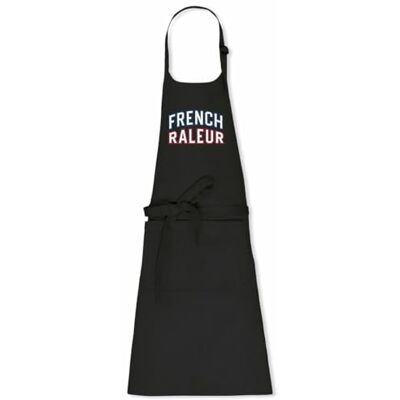 La French Touch Tablier cuisine homme French raleur 100% coton bio Imprimé en France Cadeau Anniversaire French Touch original rigolo (Noir) - Publicité La French Touch Tablier cuisine homme French raleur 100% coton bio Imprimé en France Cadeau Anniversaire French Touch original rigolo (Noir) - Publicité
