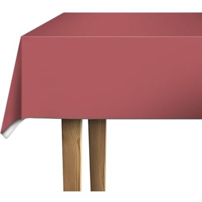 d-c-fix nappe toile cirée rectangulaire Minéral Rouge 140 cm x 180 cm eckig – nappe imperméable et anti tache style vintage pour table de cuisine, salle à manger ou jardin – contact alimentaire - Publicité d-c-fix nappe toile cirée rectangulaire Minéral Rouge 140 cm x 180 cm eckig – nappe imperméable et anti tache style vintage pour table de cuisine, salle à manger ou jardin – contact alimentaire - Publicité