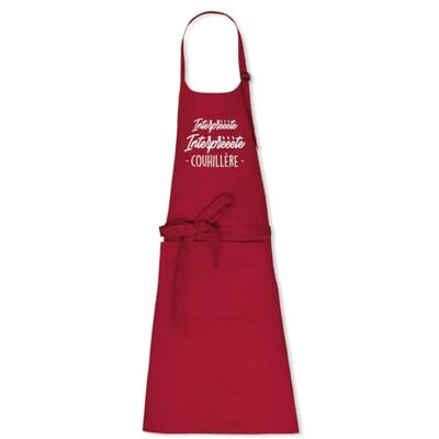 La French Touch Tablier de cuisine Kaamelott, le roi burgonde cuillère 100% coton bio Confectionné en France Cadeau Anniversaire Film et Série Humour original rigolo - Publicité La French Touch Tablier de cuisine Kaamelott, le roi burgonde cuillère 100% coton bio Confectionné en France Cadeau Anniversaire Film et Série Humour original rigolo - Publicité