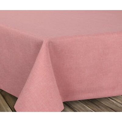 BEAUTEX Nappe en lin infroissable Effet lotus Forme ovale rectangulaire Taille et couleur au choix, Textile, rose, Eckig 135x180 cm - Publicité BEAUTEX Nappe en lin infroissable Effet lotus Forme ovale rectangulaire Taille et couleur au choix, Textile, rose, Eckig 135x180 cm - Publicité