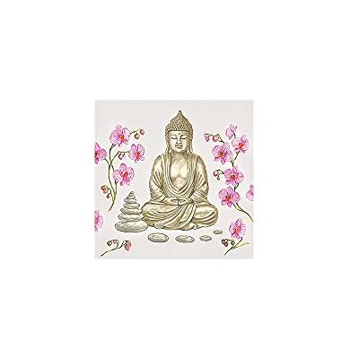 Ambiente Serviette « Bouddha Zen » 20 pc. Publicité Ambiente Serviette « Bouddha Zen » 20 pc. Publicité