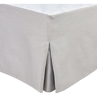HOME LINGE PASSION Tour DE LIT Cache SOMMIER 140 X 190 CM + 30 CM Gris Clair - Publicité HOME LINGE PASSION Tour DE LIT Cache SOMMIER 140 X 190 CM + 30 CM Gris Clair - Publicité
