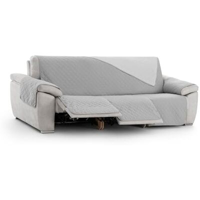 Eysa Magnus Housse de canapé réversible 3x3 Relax Pratique C/06, 06 Gris - Publicité Eysa Magnus Housse de canapé réversible 3x3 Relax Pratique C/06, 06 Gris - Publicité