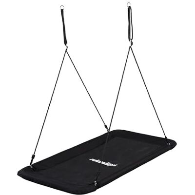 Relaxdays Balançoire nid rectangulaire pour Enfants et Adultes, 150 kg, extérieur, 165 x 150 x 80 cm Noir - Publicité Relaxdays Balançoire nid rectangulaire pour Enfants et Adultes, 150 kg, extérieur, 165 x 150 x 80 cm Noir - Publicité