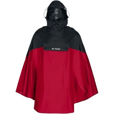 VAUDE Covero Poncho II Poncho de Pluie pour Le vélo Indian Red FR : XL (Taille Fabricant : XL) - Publicité VAUDE Covero Poncho II Poncho de Pluie pour Le vélo Indian Red FR : XL (Taille Fabricant : XL) - Publicité