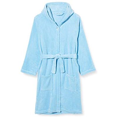 Playshoes Fleece-Bademantel uni Peignoir Mixte enfant Bleu (Bleu 17) 146-152 - Publicité Playshoes Fleece-Bademantel uni Peignoir Mixte enfant Bleu (Bleu 17) 146-152 - Publicité