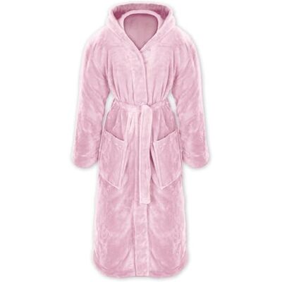 Gräfenstayn® Peignoir de Bain à Capuche en Polaire Douce Hommes & Femmes Tailles S-XXXL Différents Coloris Polaire Flanelle (XL, Rose) - Publicité Gräfenstayn® Peignoir de Bain à Capuche en Polaire Douce Hommes & Femmes Tailles S-XXXL Différents Coloris Polaire Flanelle (XL, Rose) - Publicité
