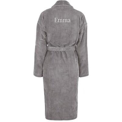 YourSurprise Peignoir personnalisé - Damen - Gris (L/XL) - Peignoir - Publicité YourSurprise Peignoir personnalisé - Damen - Gris (L/XL) - Peignoir - Publicité