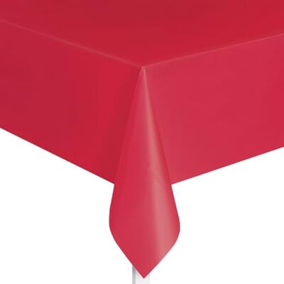 Unique UK Nappe Courte, pliée, rectangulaire, en Plastique, 137 x 274 cm, élégante et Durable, pour Les fêtes, Les événements et la Maison - Publicité Unique UK Nappe Courte, pliée, rectangulaire, en Plastique, 137 x 274 cm, élégante et Durable, pour Les fêtes, Les événements et la Maison - Publicité