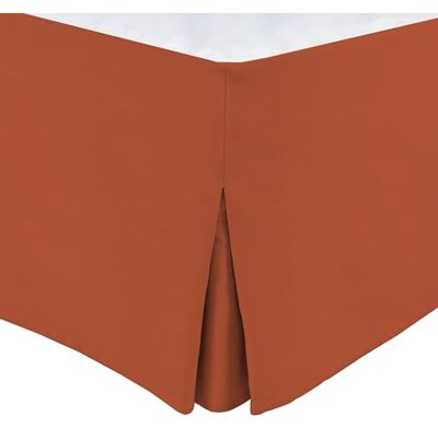 HOME LINGE PASSION Tour DE LIT Cache SOMMIER 140 X 190 CM + 30 CM Terracotta - Publicité HOME LINGE PASSION Tour DE LIT Cache SOMMIER 140 X 190 CM + 30 CM Terracotta - Publicité