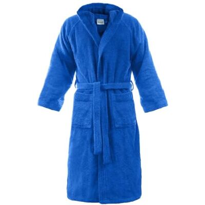 Bassetti Nouveau Peignoir 100 % Éponge de Pur Coton, Couleur Unie, Long avec Capuche et Poches Très Absorbantes, pour Homme et Femme, Unisexe, Taille S-5XL, L - Publicité Bassetti Nouveau Peignoir 100 % Éponge de Pur Coton, Couleur Unie, Long avec Capuche et Poches Très Absorbantes, pour Homme et Femme, Unisexe, Taille S-5XL, L - Publicité