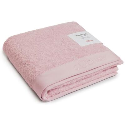 s.Oliver Serviette 50 x 100 cm – 100 % coton, 600 g/m², douce et absorbante, serviette rose - Publicité s.Oliver Serviette 50 x 100 cm – 100 % coton, 600 g/m², douce et absorbante, serviette rose - Publicité