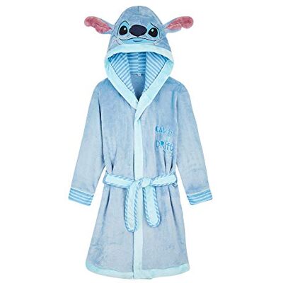Disney Robe De Chambre Enfant Stitch, Peignoir En Polaire Douce, Idée De Cadeau Original Pour Garçon ou Fille - Publicité Disney Robe De Chambre Enfant Stitch, Peignoir En Polaire Douce, Idée De Cadeau Original Pour Garçon ou Fille - Publicité