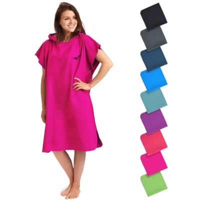 Fit-Flip Poncho de Plage Microfibre Adulte – pour se Changer - Publicité Fit-Flip Poncho de Plage Microfibre Adulte – pour se Changer - Publicité
