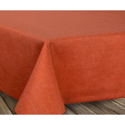 BEAUTEX Nappe en lin infroissable Effet lotus Forme ovale rectangulaire Taille et couleur au choix, Textile, terracotta, Eckig 110x220 cm - Publicité BEAUTEX Nappe en lin infroissable Effet lotus Forme ovale rectangulaire Taille et couleur au choix, Textile, terracotta, Eckig 110x220 cm - Publicité