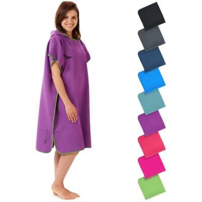 Fit-Flip Poncho de Plage Microfibre Adulte – pour se Changer - Publicité Fit-Flip Poncho de Plage Microfibre Adulte – pour se Changer - Publicité
