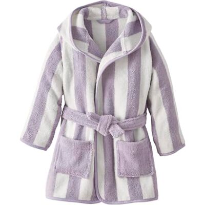 VERTBAUDET Peignoir De Bain Enfant Rayures Capsule Famille rayé violet 12A - Publicité VERTBAUDET Peignoir De Bain Enfant Rayures Capsule Famille rayé violet 12A - Publicité