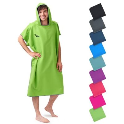 Fit-Flip Poncho de Plage Microfibre Adulte – pour se Changer - Publicité Fit-Flip Poncho de Plage Microfibre Adulte – pour se Changer - Publicité