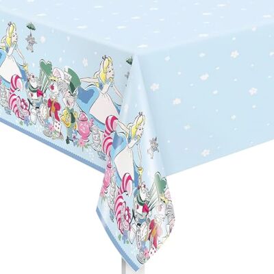 Unique Disney Nappe rectangulaire en plastique Alice au pays des merveilles, 137,2 x 213,4 cm – 1 pièce – Multicolore, parfaite pour les fêtes à thème et les célébrations magiques - Publicité Unique Disney Nappe rectangulaire en plastique Alice au pays des merveilles, 137,2 x 213,4 cm – 1 pièce – Multicolore, parfaite pour les fêtes à thème et les célébrations magiques - Publicité