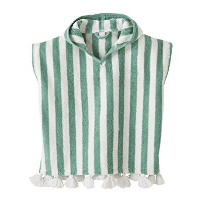 VERTBAUDET Poncho De Bain Enfant À Rayures Éponge - Publicité VERTBAUDET Poncho De Bain Enfant À Rayures Éponge - Publicité