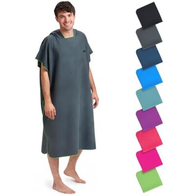 Fit-Flip Poncho de Plage Microfibre Adulte – pour se Changer - Publicité Fit-Flip Poncho de Plage Microfibre Adulte – pour se Changer - Publicité