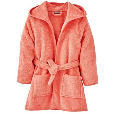 VERTBAUDET Peignoir De Bain Enfant Uni À Capuche Éponge Rose corail 10A - Publicité VERTBAUDET Peignoir De Bain Enfant Uni À Capuche Éponge Rose corail 10A - Publicité