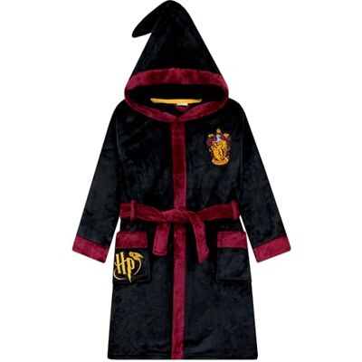 Harry Potter Robe de Chambre Gryffindor Peignoir Polaire Peignoirs Hogwarts pour Enfants Noir 10-11 Ans - Publicité Harry Potter Robe de Chambre Gryffindor Peignoir Polaire Peignoirs Hogwarts pour Enfants Noir 10-11 Ans - Publicité