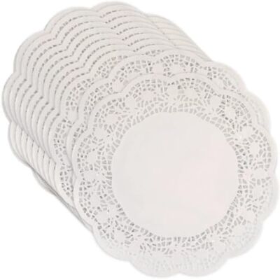 Unique Napperons en Papier Blanc 30 cm Lot de 12 - Publicité Unique Napperons en Papier Blanc 30 cm Lot de 12 - Publicité