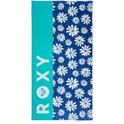 Roxy Poncho de Plage Cold Water Printed Femme Bleu - Publicité Roxy Poncho de Plage Cold Water Printed Femme Bleu - Publicité