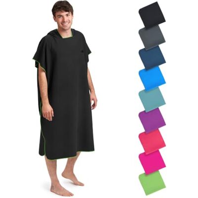 Fit-Flip Poncho de Plage Microfibre Adulte – pour se Changer - Publicité Fit-Flip Poncho de Plage Microfibre Adulte – pour se Changer - Publicité