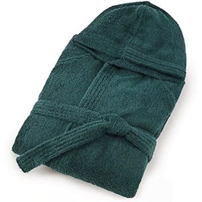 Bassetti, Peignoir, éponge 100% coton, vert, XXL - Publicité Bassetti, Peignoir, éponge 100% coton, vert, XXL - Publicité